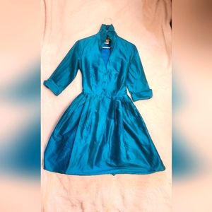 Stunning Raw Silk Cocktail Dress